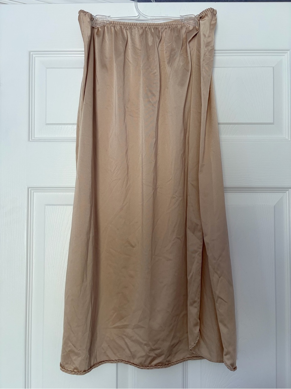 Vanity Fair Beige Slip Skirt